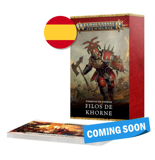 WARSCROLL CARDS: BLADES OF KHORNE (SPA) 