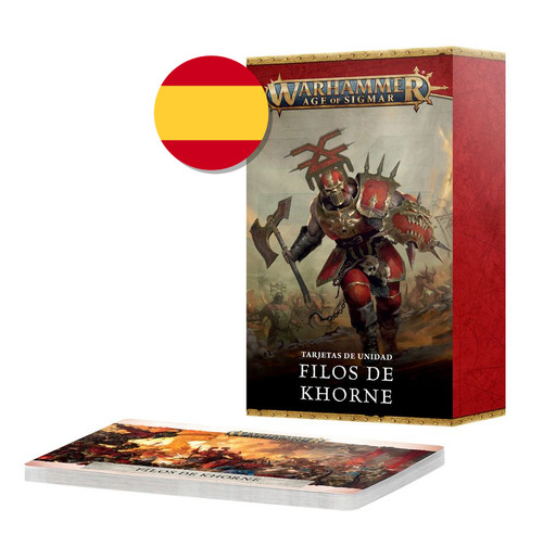 WARSCROLL CARDS: BLADES OF KHORNE (SPA)  WARSCROLL CARDS: BLADES OF KHORNE (SPA)