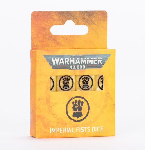 WARHAMMER 40000: IMPERIAL FISTS DICE SET 