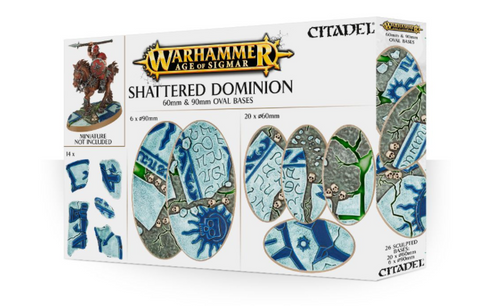 AGE OF SIGMAR SHATTERED DOMINION 60 & 90MM OVAL