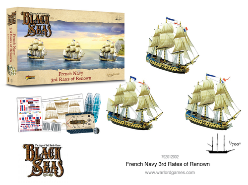 Black Seas French Navy 3rd Rates of Renown