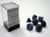 Chessex: Phantom Black/silver Polyhedral dice set (7)