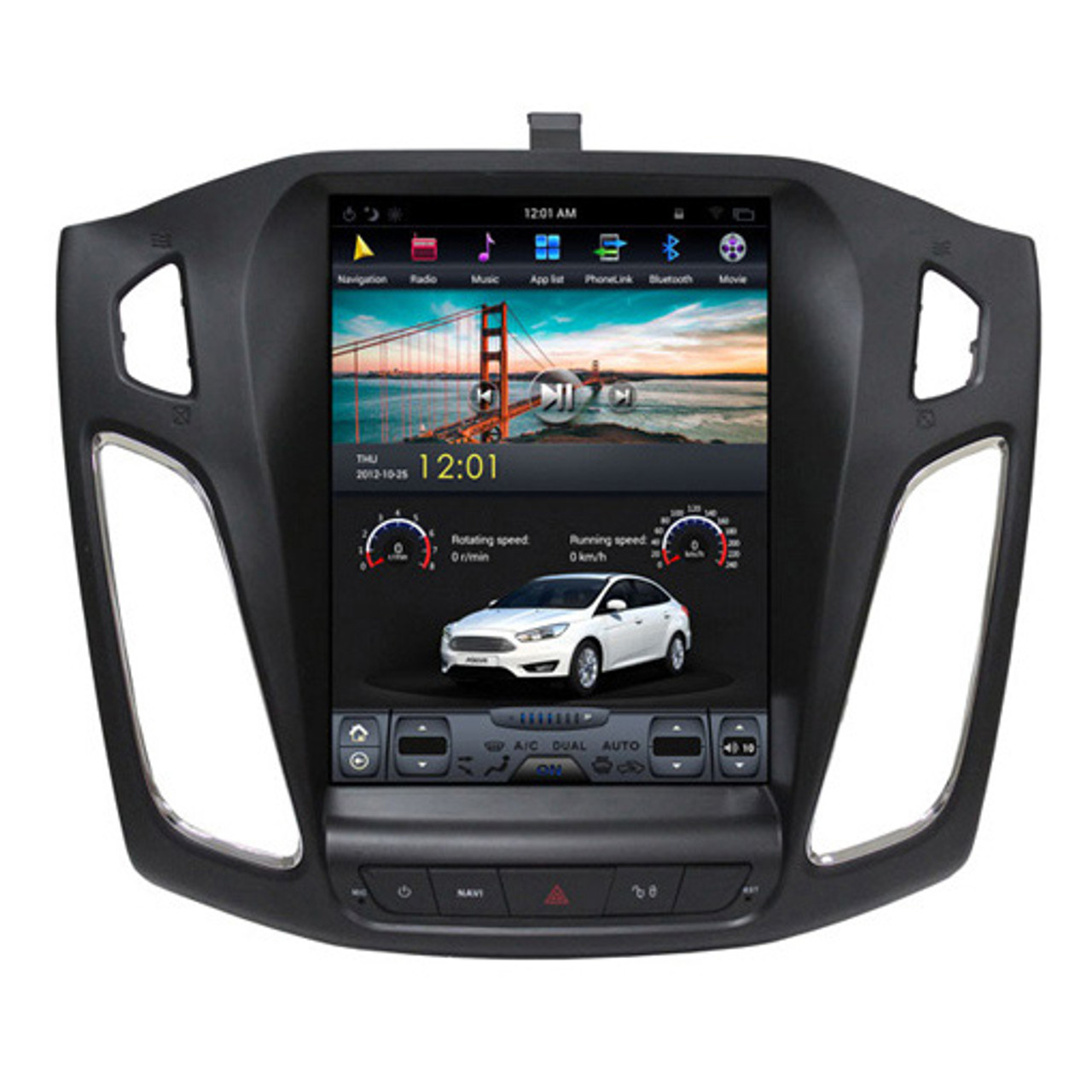 10.4-Inch Android Tesla Screen Multimedia System with Built-in GPS