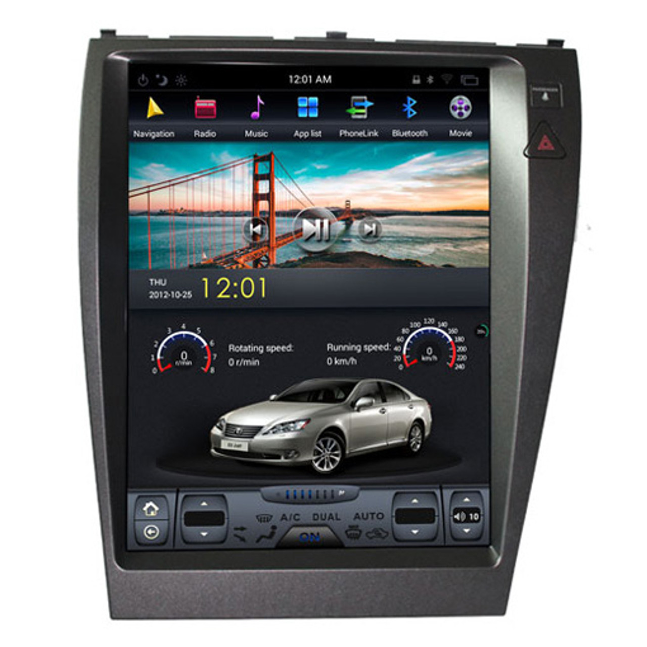 Android 12 Apple Carplay Car Stereo Radio GPS NAVI For Renault Clio 3  2006-2012