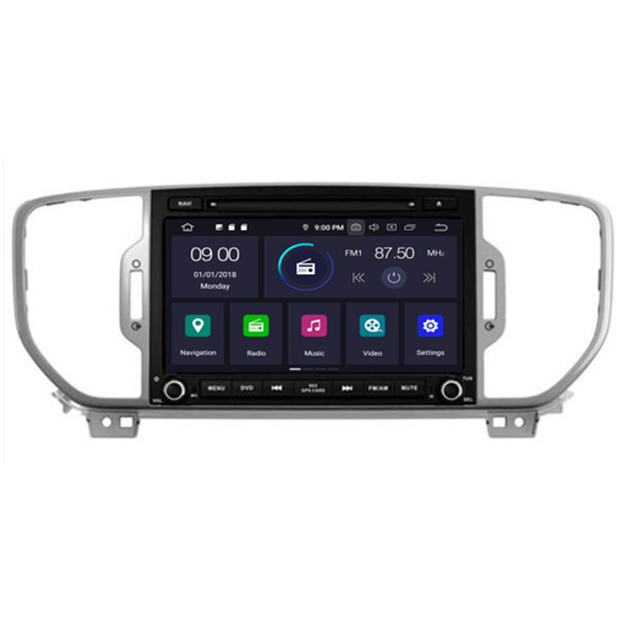 For Kia Sportage III 8 Touchscreen Android Head Unit DVD GPS Navigat