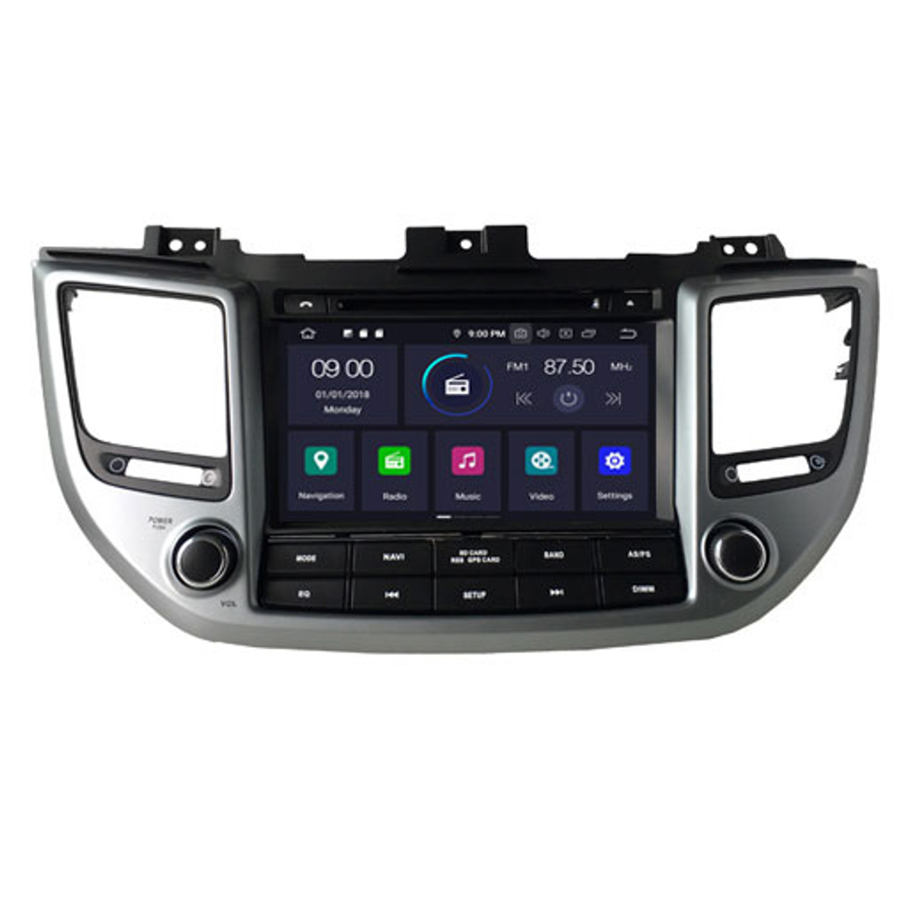 KIT Autoradio Navigation GPS et Carplay Peugeot 207 307 3008 5008