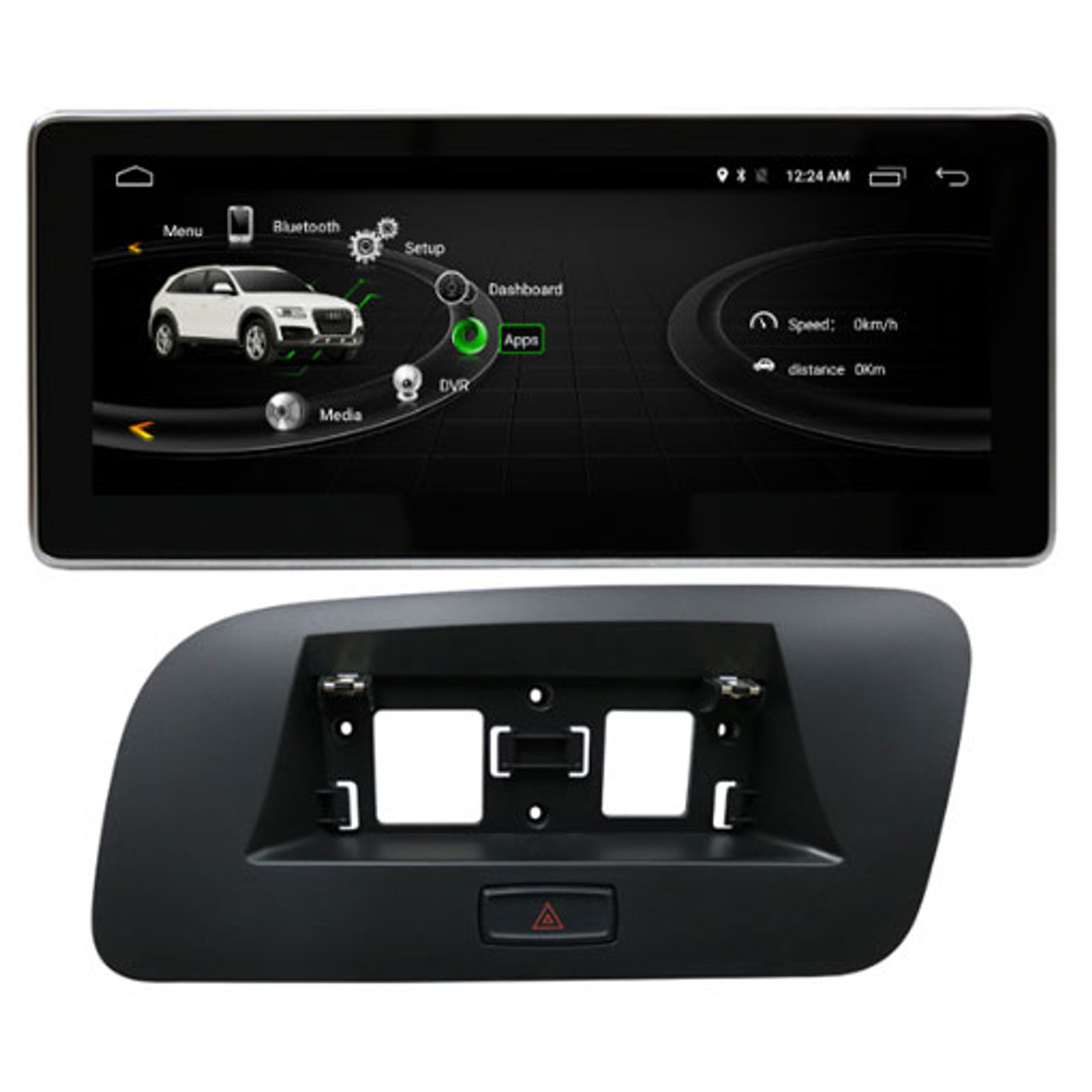 1920*720 Wireless Carplay AutoRadio Android 12 For Audi Q5 2009-2016 Screen  Multimedia Stereo Audio GPS Navigation 4G Head Unit