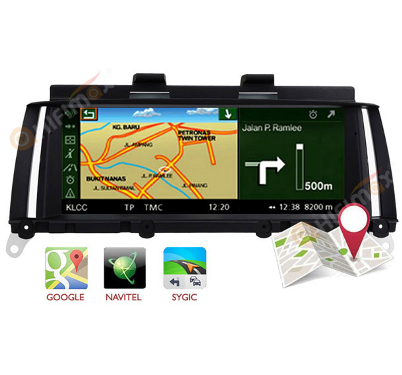 8.8'' Android 13 BMW X3 F25 2011-2013 CIC GPS Navigation Support iDrive