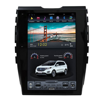 12.1 '' Tesla Style Android 11 Navigation GPS Vertical Screen for Ford Edge 2015 -2018