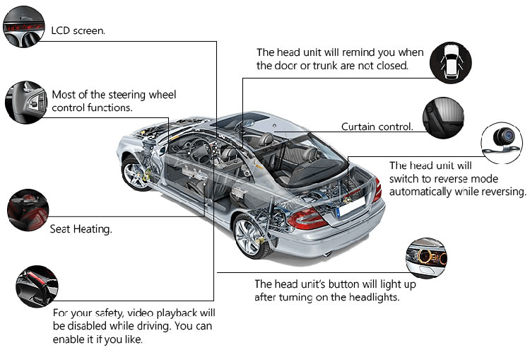 android car stereo support car original functions