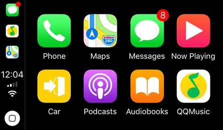 apple carplay menu