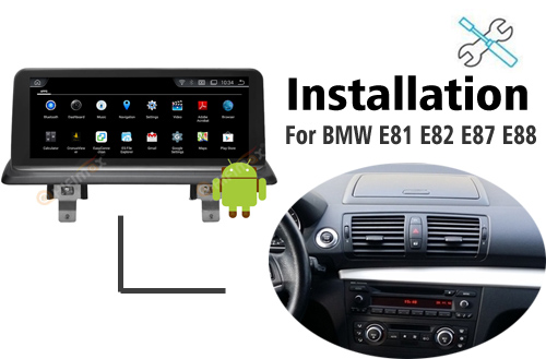 Installation manual for BMW 1 series E87 E88 E81 E82 Navigation GPS -  HIFIMAX