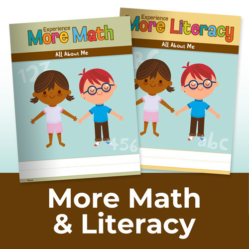 More Math and More Literacy (4-6 yrs) 9-month plan (skip last three months)