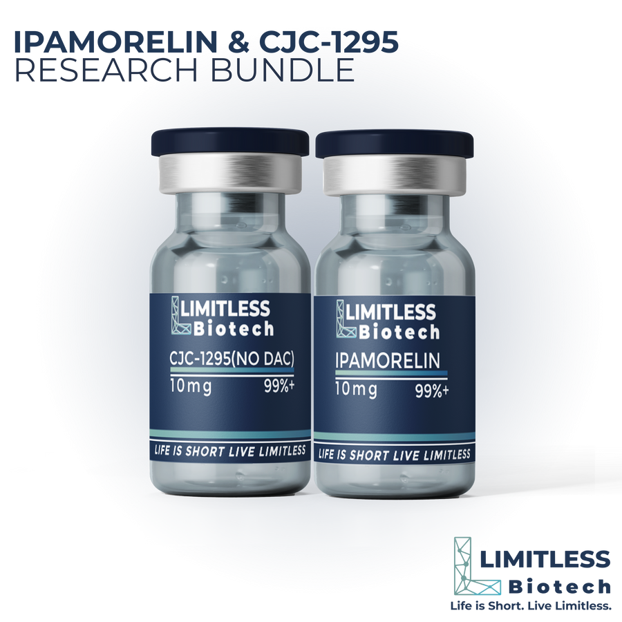 Ipamorelin 10mg & CJC-1295 (no DAC) 10mg Research Combo Pack