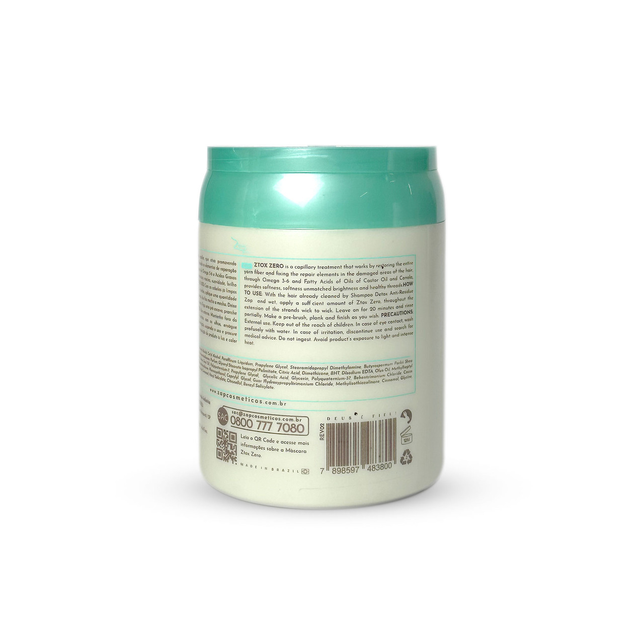 Zap Ztox Zero Canola Conditioning Mask Hydration Discipline