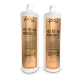 Kit Soul Care Progressive New Plástica Dos Fios Argan Oil Liso Extremo Hydration Hair Care 2x1L/2x33.8fl.oz