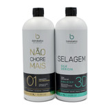 Kit Borabella Organic 3D Sealing + Anti Residue Shampoo Professional Treatment 2x1L/2x33.8 fl.oz