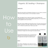 Kit Borabella Organic 3D Sealing + Anti Residue Shampoo Professional Treatment 2x1L/2x33.8 fl.oz