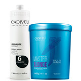 Kit Cadiveu Pó Descolorante Azul Master Blond Multi + Ox 6 Kit Cadiveu Pó Descolorante Azul Master Blond Multi + Ox 6