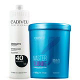 Kit Cadiveu Pó Descolorante Azul Master Blond Multi + Ox 40 Kit Cadiveu Pó Descolorante Azul Master Blond Multi + Ox 40