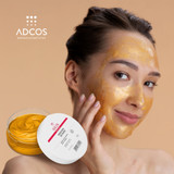 Adcos Gold Anti-Aging Mask Skin Care Collagen Production Stimulation Intensive Nutrition 150g/5.07 oz