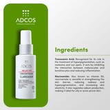 Adcos Melan-Off Whitening Concentrate Smooths Tone Minimizes Visible Light Damage Skin Care 30ml/1.01 fl.oz
