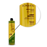 Kit Lowell Bioplastia Clinc Hair Reconstruction 3 Products Salon