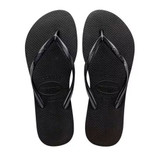 Havaianas Women's Flip Flop Black (Size 7/8)