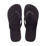 Havaianas Traditional Unisex Flip Flop Thick Strap Black - Size 9/10