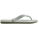 Havaianas White Flip Flop with the Brazilian Flag – Size 9/10