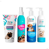 Complete Cleansing and Moisturizing Kit for Pets' Paws, Ears and Face