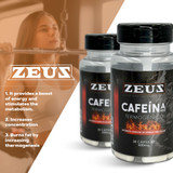 Zeus Sport Nutrition Complemento Alimenticio Cafeína 420 Termogénico