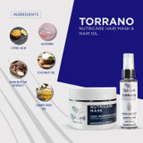 Torrano NutriCare Kit – Nutrition Mask 300g/8.81 oz and Finishing Oil 60ml/2.0 fl oz