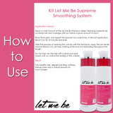 Kit Let Me Be Progressive Supreme Mask Keratin Intense Shine Frizz-Free Hair Care 2x1L/2x33.8fl.oz