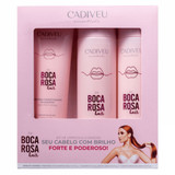 Cadiveu feat Boca Rosa Kit Shampoo, Conditioner and Protein Conditioner