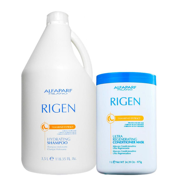 Alfaparf Kit Rigen Hydrating Salon Nourishes and Hydrates Professional