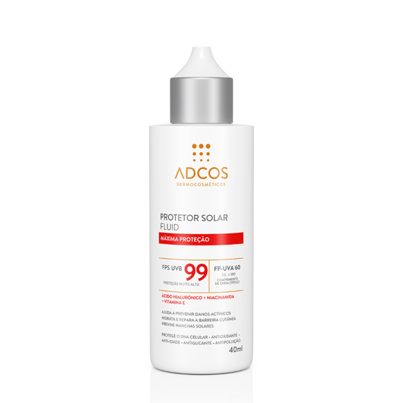 Adcos Fluid Sunscreen Maximum Protection SPF 99 Helps Protect Against Visible Light 50ml/1.69 fl.oz