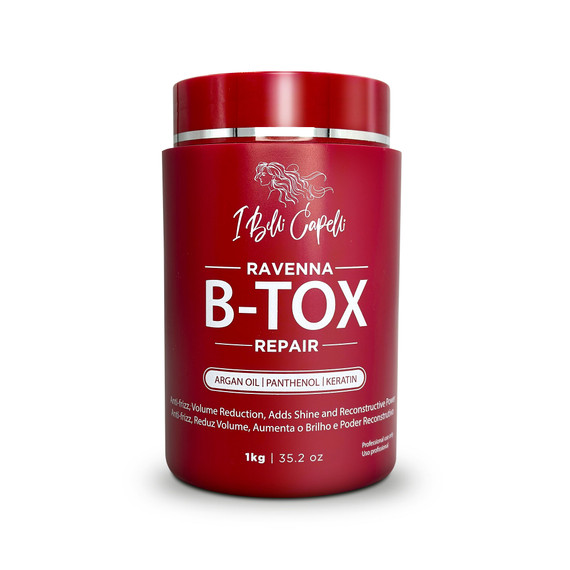 I Belli Capelli Ravenna B-tox Repair Mask Hair Rejuvenation Anti-frizz 1kg/35.02 oz