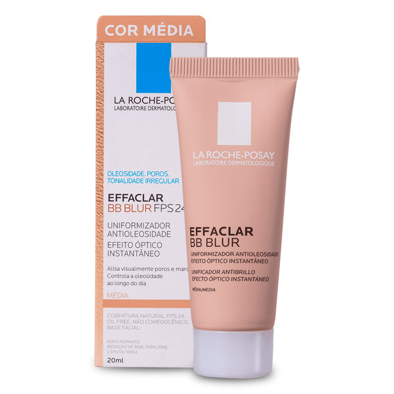 La Roche-Posay Effaclar BB Blur FPS24 Medium Color Anti Oiliness 20ml/0.67 fl.oz