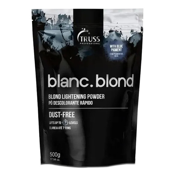 Truss Blanc Blond Dust-Free Bleaching Powder 7 Levels 500g/17.64 oz Truss Blanc Blond Dust-Free Bleaching Powder 7 Levels 500g/17.64 oz