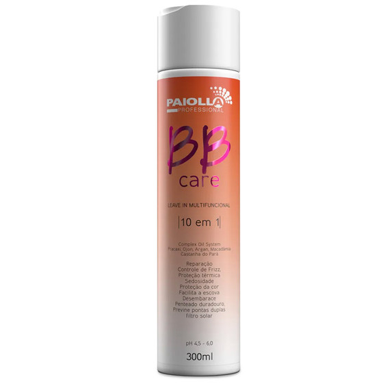 Paiolla Leave-In Multifunctional Argan BB Care 300ml/10.14 oz