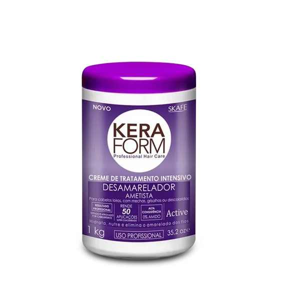 Skafe Keraform Amethyst Creamy Tanning Tint Moisturizes, Nourishes and Eliminates Yellowing 1kg/35.2 oz