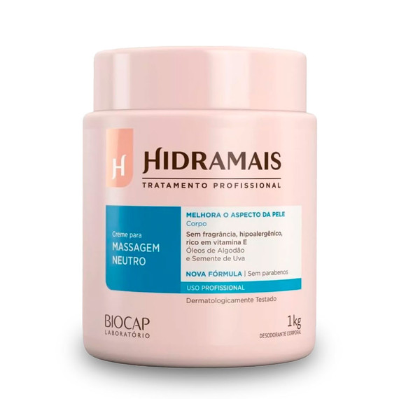 Hidramais - Neutral Massage Cream 1kg/35.27oz
