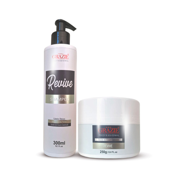 Kit Grazie Professional Revive Scalp Health – Shampoo + Hair Mask