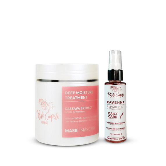 Ultimate Hair Repair Kit – Cassava Mask & Repair Oil