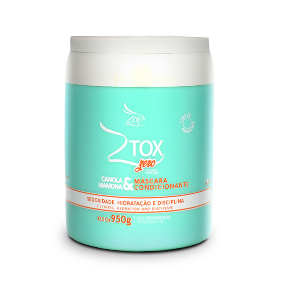 Zap Ztox Zero Canola Conditioning Mask Hydration Discipline Máscara Condicionante 950g/33.5fl.oz