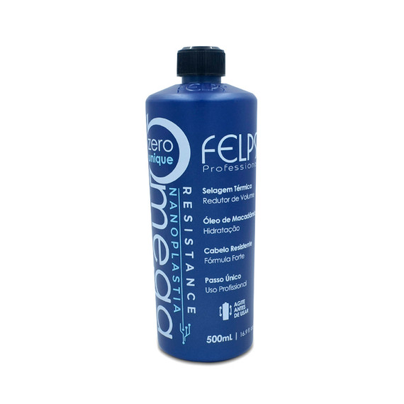 Felps Progressive Omega Zero Unique Nanoplastia Thermal Sealing Resistant Hair 500ml/16.9fl.oz