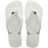 Havaianas White Flip Flop with the Brazilian Flag – Size 9/10