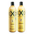 EXO Hair Progressive Exoplasty Straightening Shampoo Keratin Alisamento Capilar Hair Care 2x1L/2x33.8fl.oz