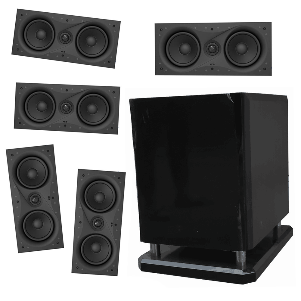 Home Theater AV receiver and speakers